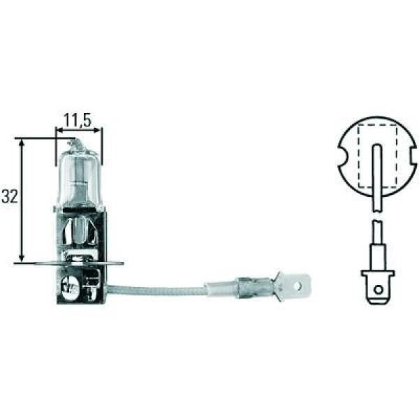 Gloeilamp, bochtenlicht Diederichs LID10015