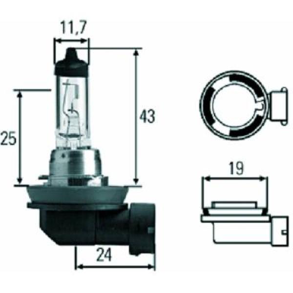 Gloeilamp, verstraler Diederichs LID10034