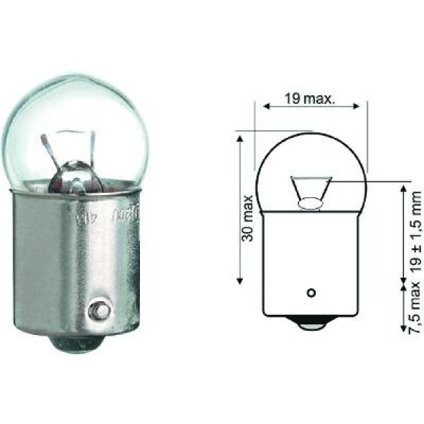 Gloeilamp, parkeer- / begrenzingslicht Diederichs LID10059