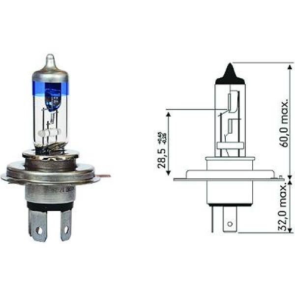 Gloeilamp, verstraler Diederichs LID10064