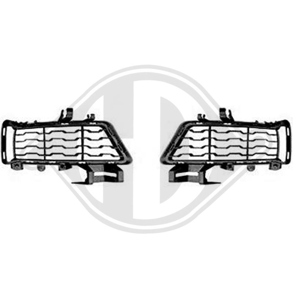 Ventilatiegrille, bumper Diederichs ZUB00427
