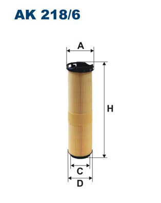 Luchtfilter Filtron AK 218/6