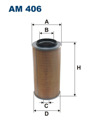 Luchtfilter Filtron AM 406