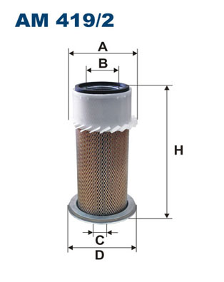 Luchtfilter Filtron AM 419/2