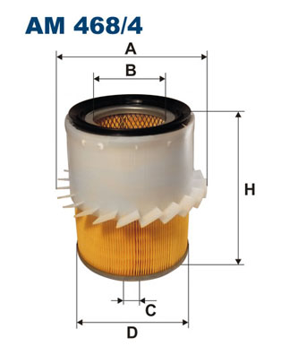 Luchtfilter Filtron AM 468/4