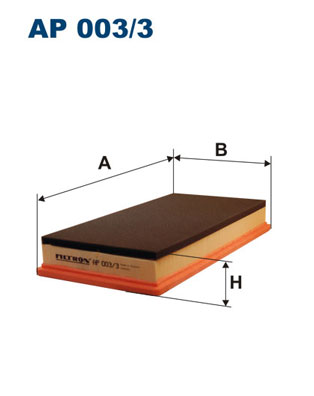 Luchtfilter Filtron AP 003/3