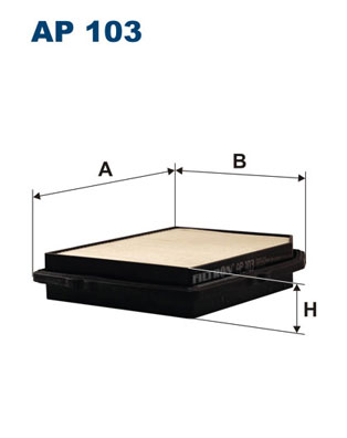 Luchtfilter Filtron AP 103