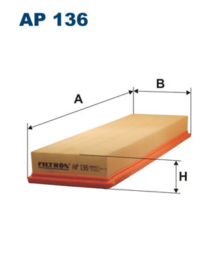 Luchtfilter Filtron AP 136