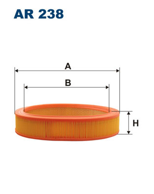 Filtron Luchtfilter AR 238