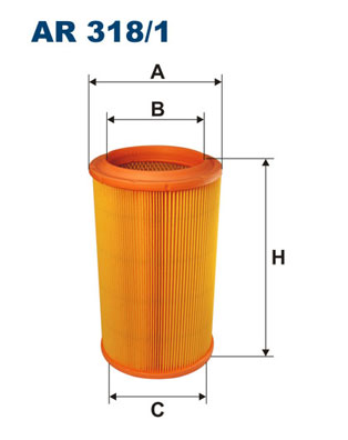 Luchtfilter Filtron AR 318/1