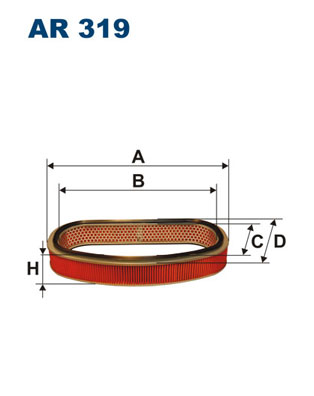 Luchtfilter Filtron AR 319