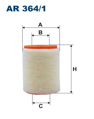 Luchtfilter Filtron AR 364/1