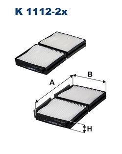 Interieurfilter Filtron K 1112-2x