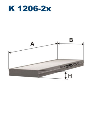 Interieurfilter Filtron K 1206-2x