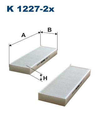 Interieurfilter Filtron K 1227-2x