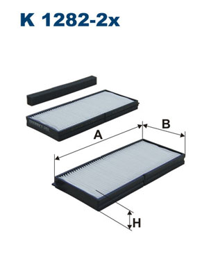 Interieurfilter Filtron K 1282-2x