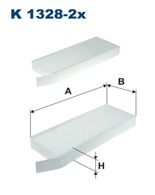 Interieurfilter Filtron K 1328-2x