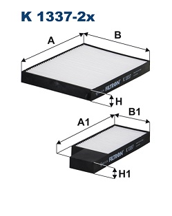 Interieurfilter Filtron K 1337-2x