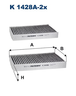 Interieurfilter Filtron K 1428A-2x