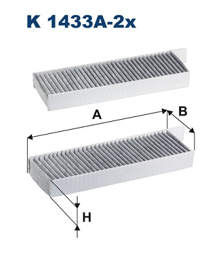 Interieurfilter Filtron K 1433A-2x