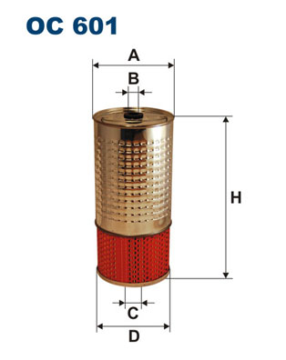 Oliefilter Filtron OC 601