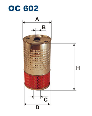 Oliefilter Filtron OC 602