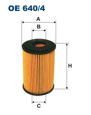 Oliefilter Filtron OE 640/4