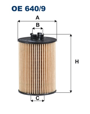 Oliefilter Filtron OE 640/9