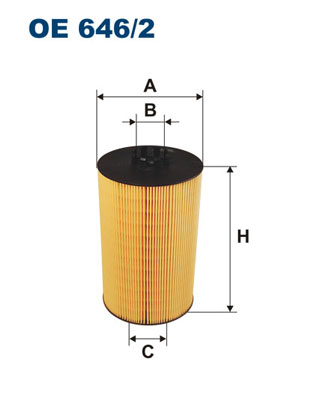Oliefilter Filtron OE 646/2