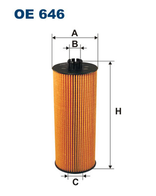 Oliefilter Filtron OE 646