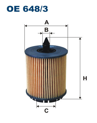 Oliefilter Filtron OE 648/3