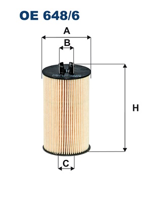 Oliefilter Filtron OE 648/6