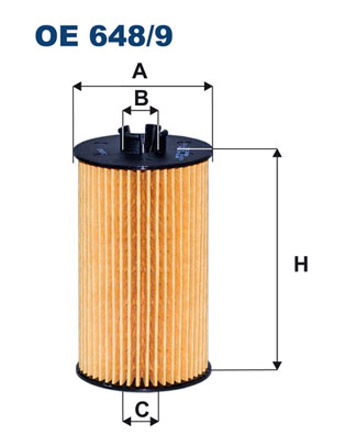 Oliefilter Filtron OE 648/9