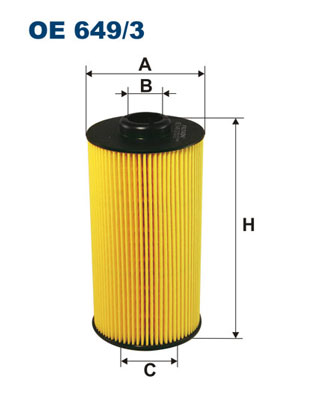 Oliefilter Filtron OE 649/3