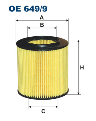 Oliefilter Filtron OE 649/9