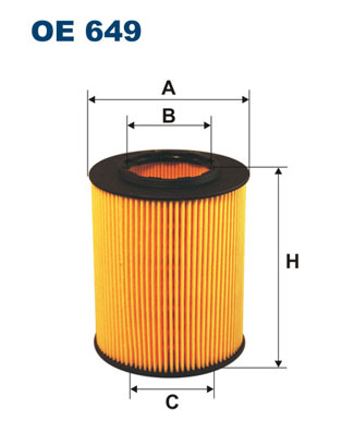 Oliefilter Filtron OE 649