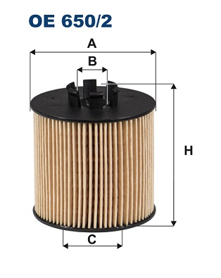 Oliefilter Filtron OE 650/2