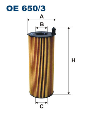 Oliefilter Filtron OE 650/3