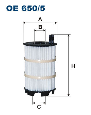 Oliefilter Filtron OE 650/5