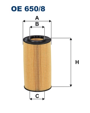 Oliefilter Filtron OE 650/8