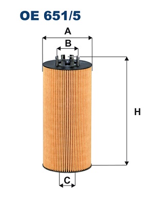 Oliefilter Filtron OE 651/5