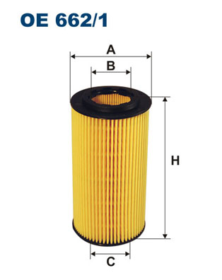 Oliefilter Filtron OE 662/1