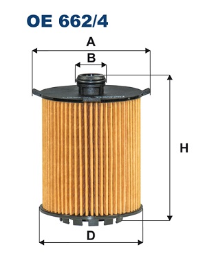 Oliefilter Filtron OE 662/4