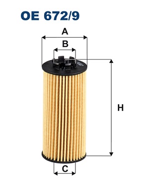 Oliefilter Filtron OE 672/9