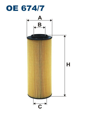 Oliefilter Filtron OE 674/7