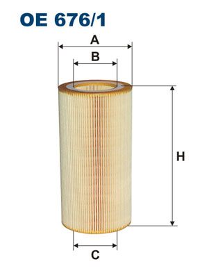 Oliefilter Filtron OE 676/1