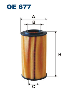 Oliefilter Filtron OE 677