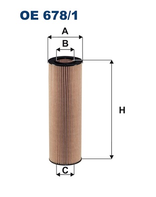 Oliefilter Filtron OE 678/1