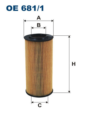 Filter/oliezeef automaatbak Filtron OE 681/1