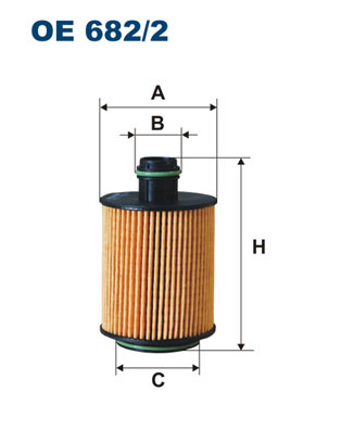 Oliefilter Filtron OE 682/2